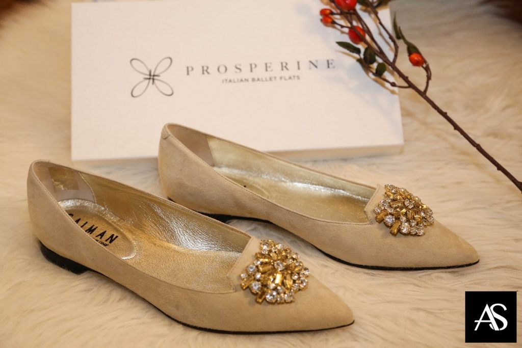 Ballerines Femme Prosperine En Daim Noir - Fabriquées à La Main En Italie - Pointure 36